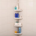 Tension Pole Corner Shower Storage Shelf