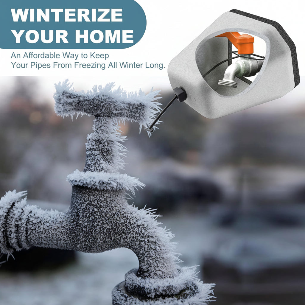 Insulated Outdoor Faucet Freeze Covers