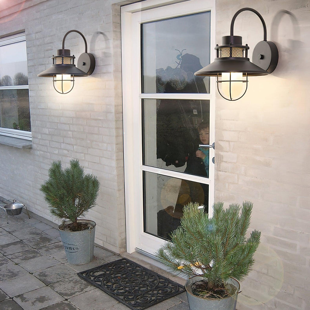 Felix Industrial Outdoor Wall Lamp