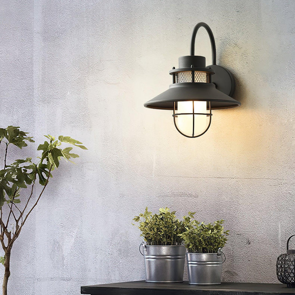 Felix Industrial Outdoor Wall Lamp