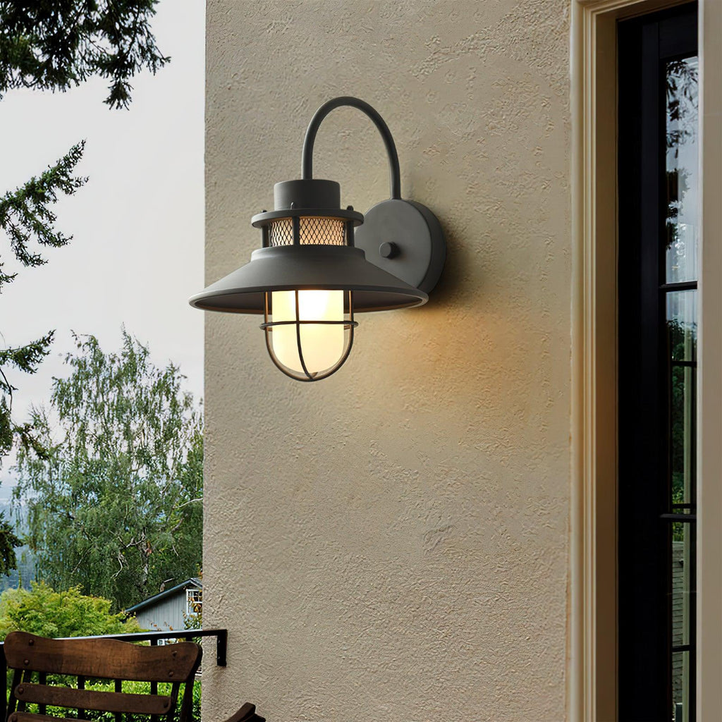 Felix Industrial Outdoor Wall Lamp