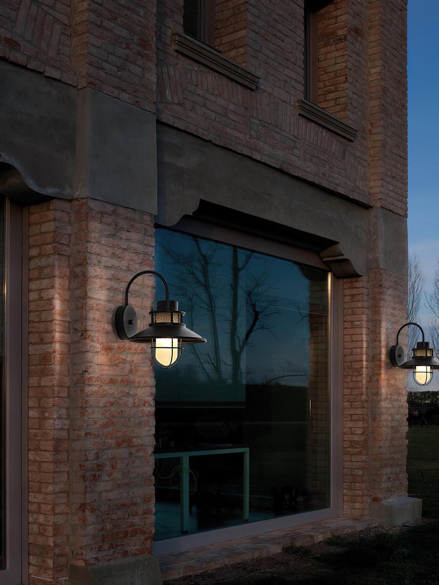 Felix Industrial Outdoor Wall Lamp