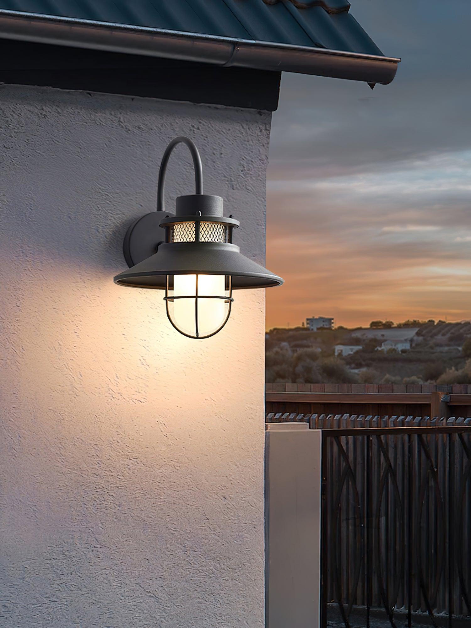 Felix Industrial Outdoor Wall Lamp