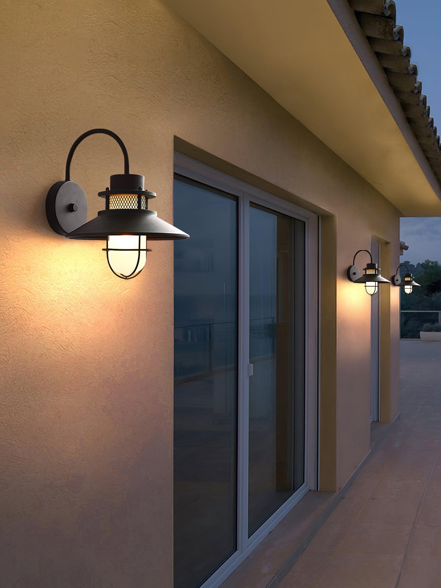 Felix Industrial Outdoor Wall Lamp