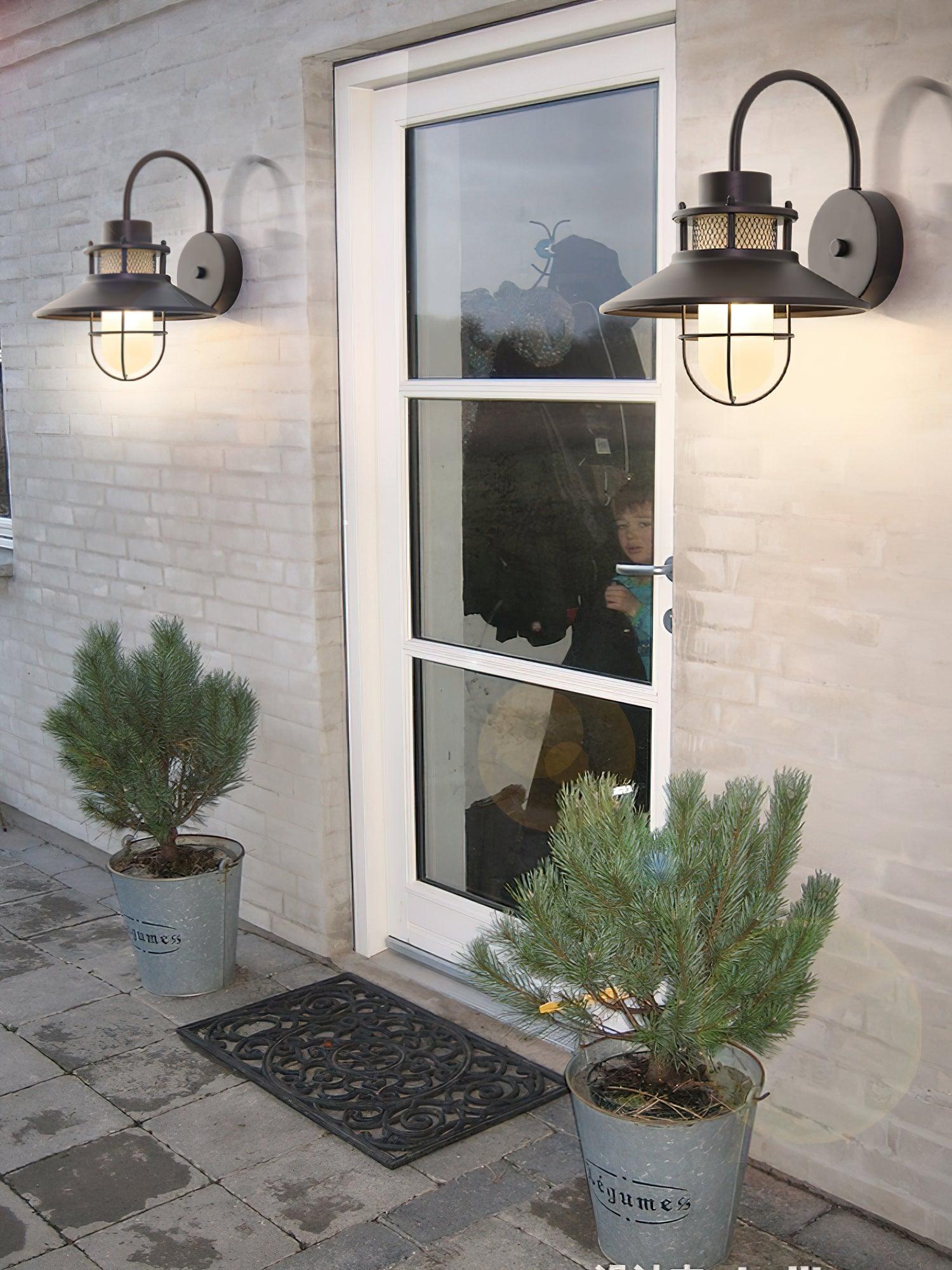 Felix Industrial Outdoor Wall Lamp