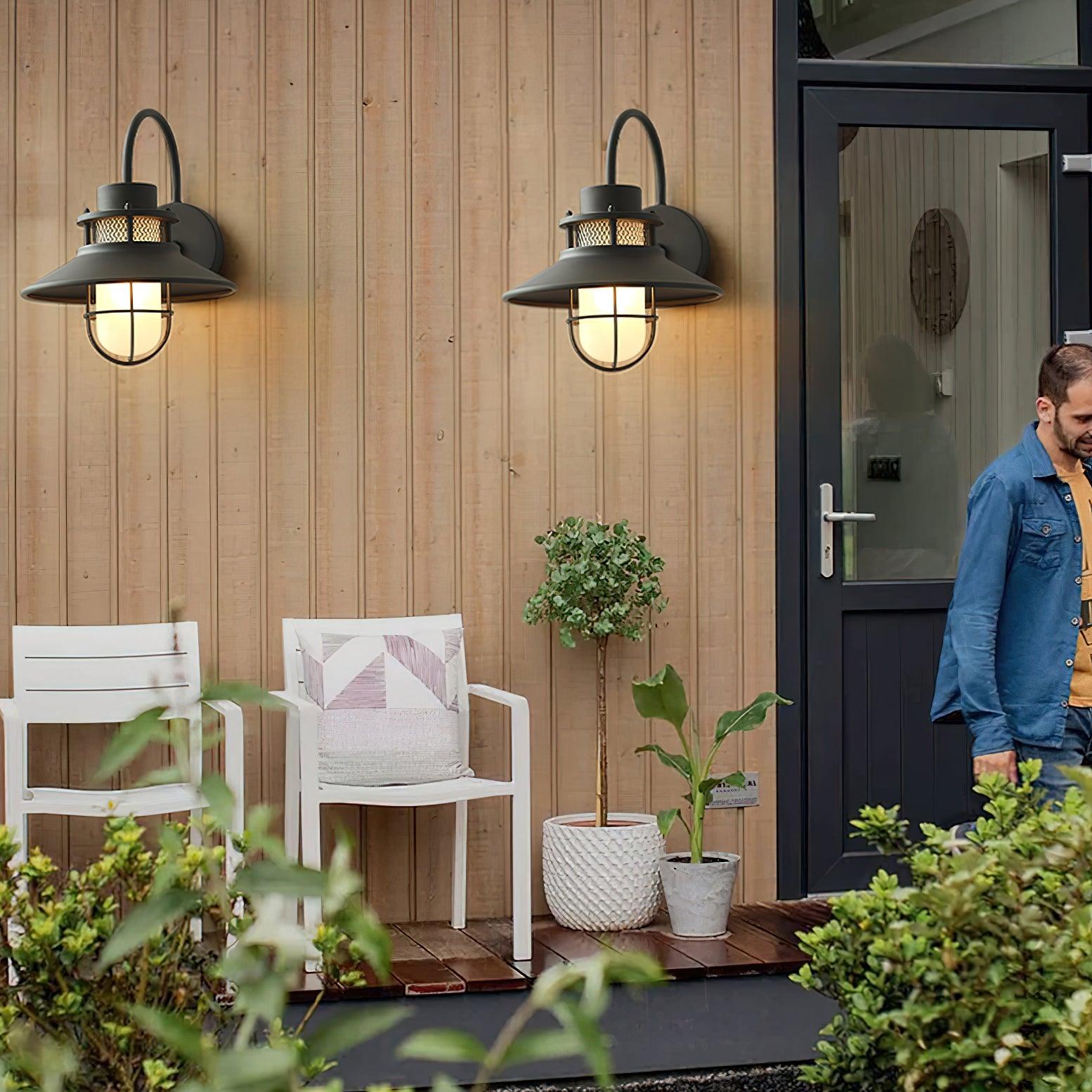 Felix Industrial Outdoor Wall Lamp