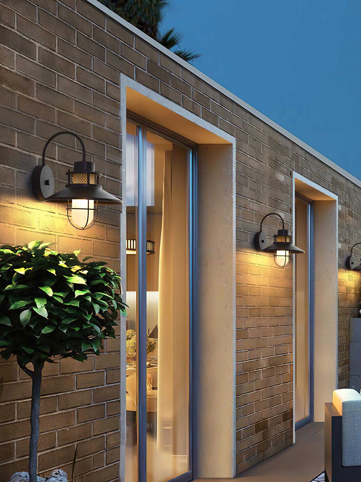 Felix Industrial Outdoor Wall Lamp