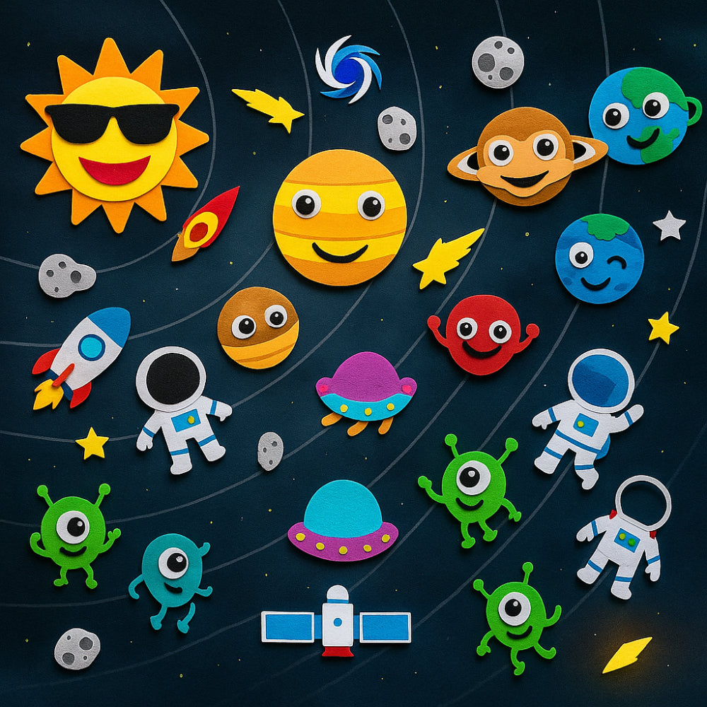Interactive Kids Felt Learning Board
