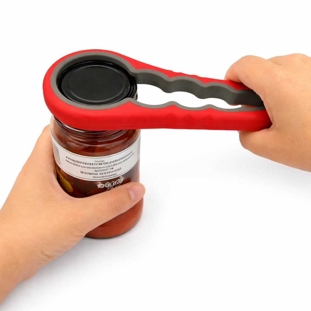Multi Function Rubber Grip Jar Opener