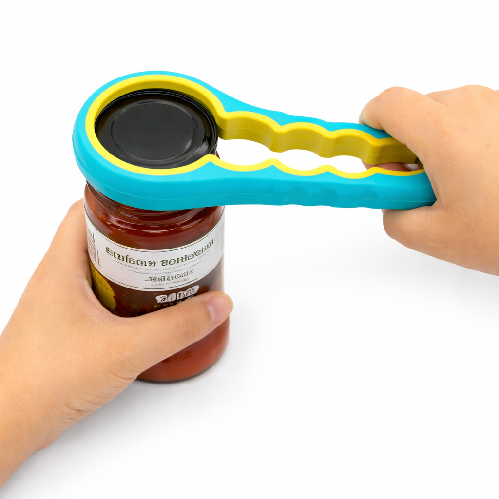 Multi Function Rubber Grip Jar Opener