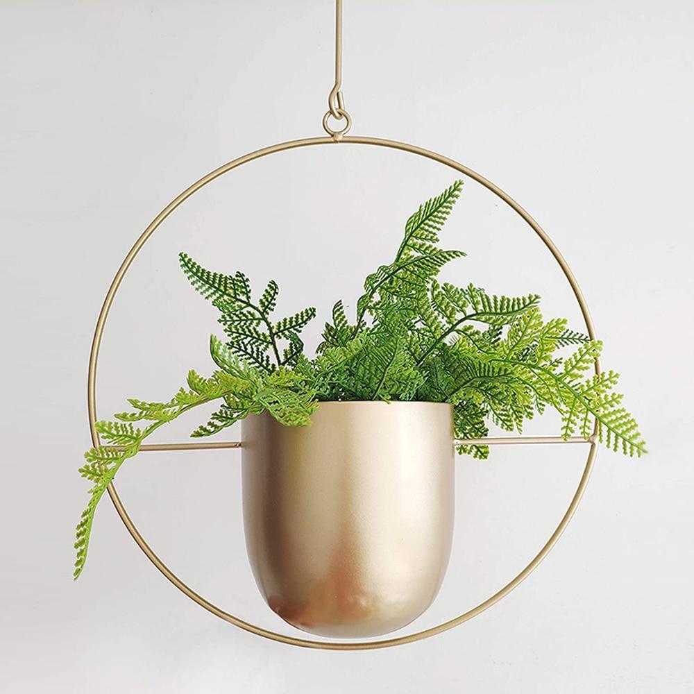 FloraFrame Minimalist Iron Hanging Planter