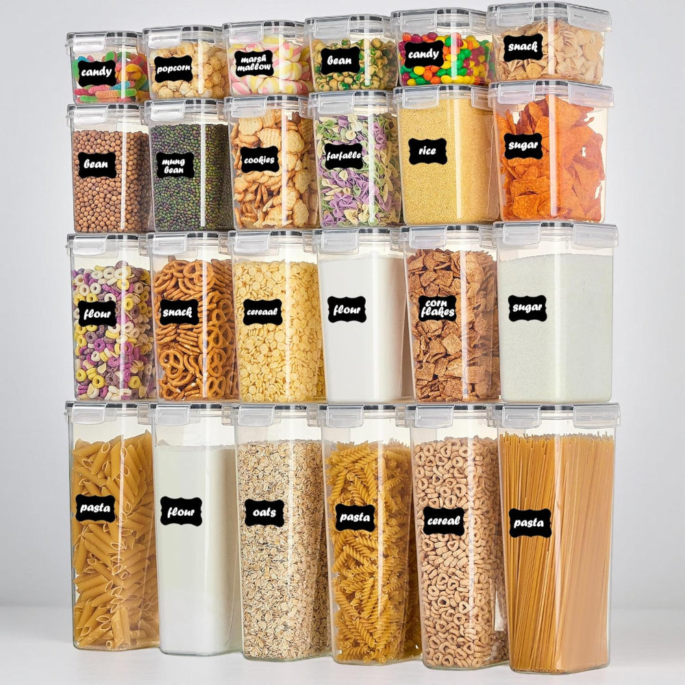 Clear Airtight Stackable Container Set
