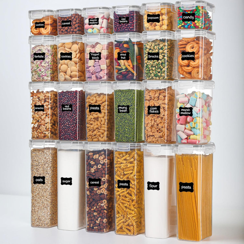 Clear Airtight Stackable Container Set