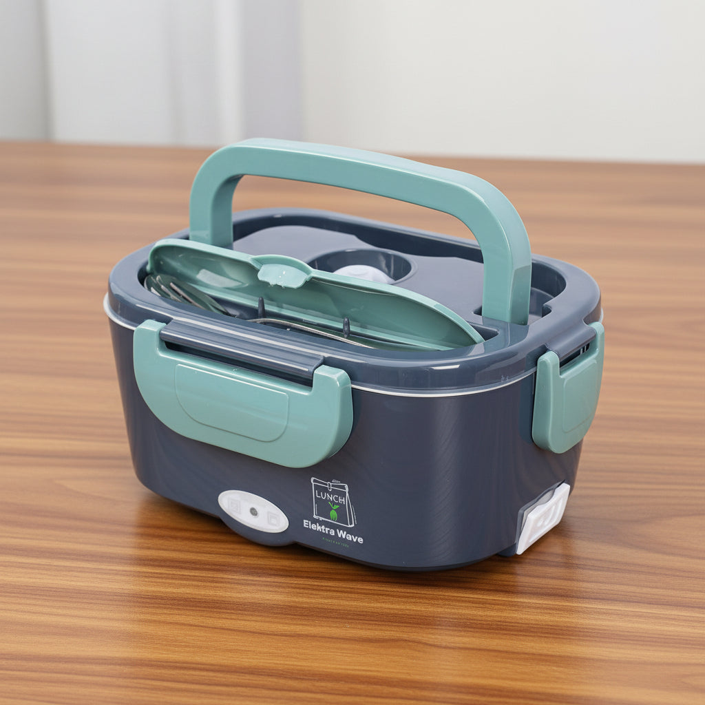 Electric Heated Stainless Lunch Box