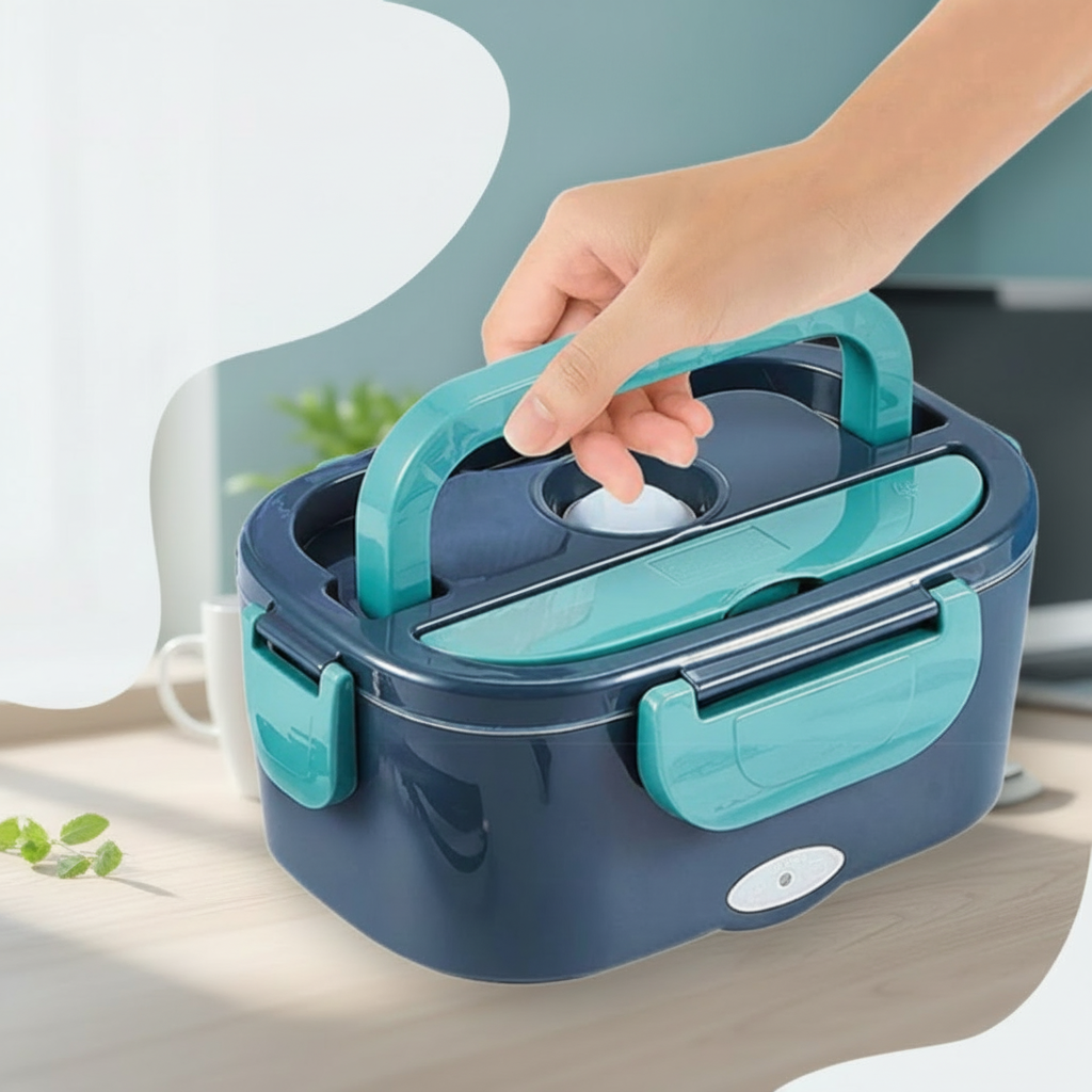 Electric Heated Stainless Lunch Box
