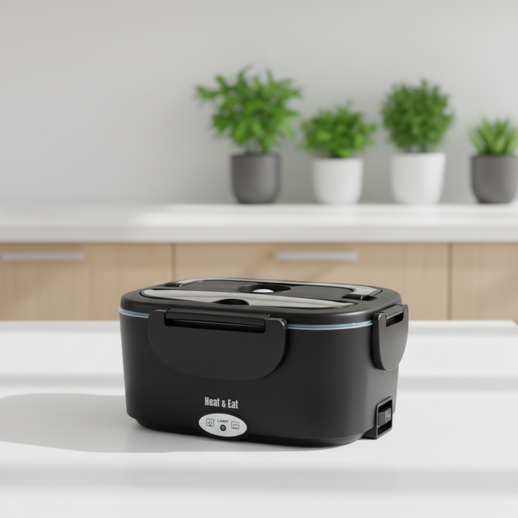 Electric Heated Stainless Lunch Box