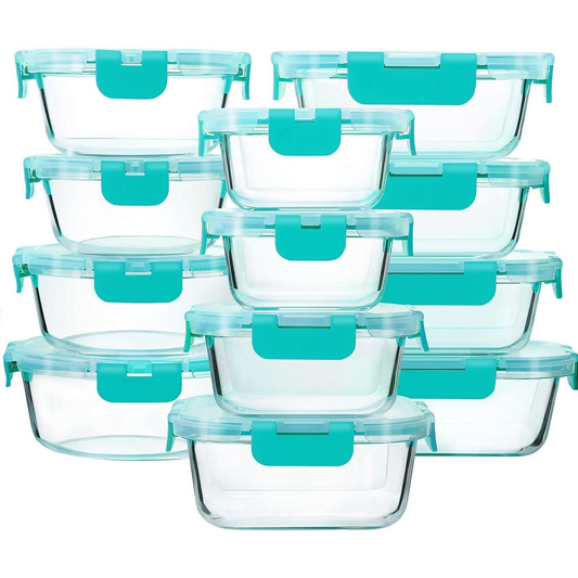 Stackable Airtight Glass Container Set