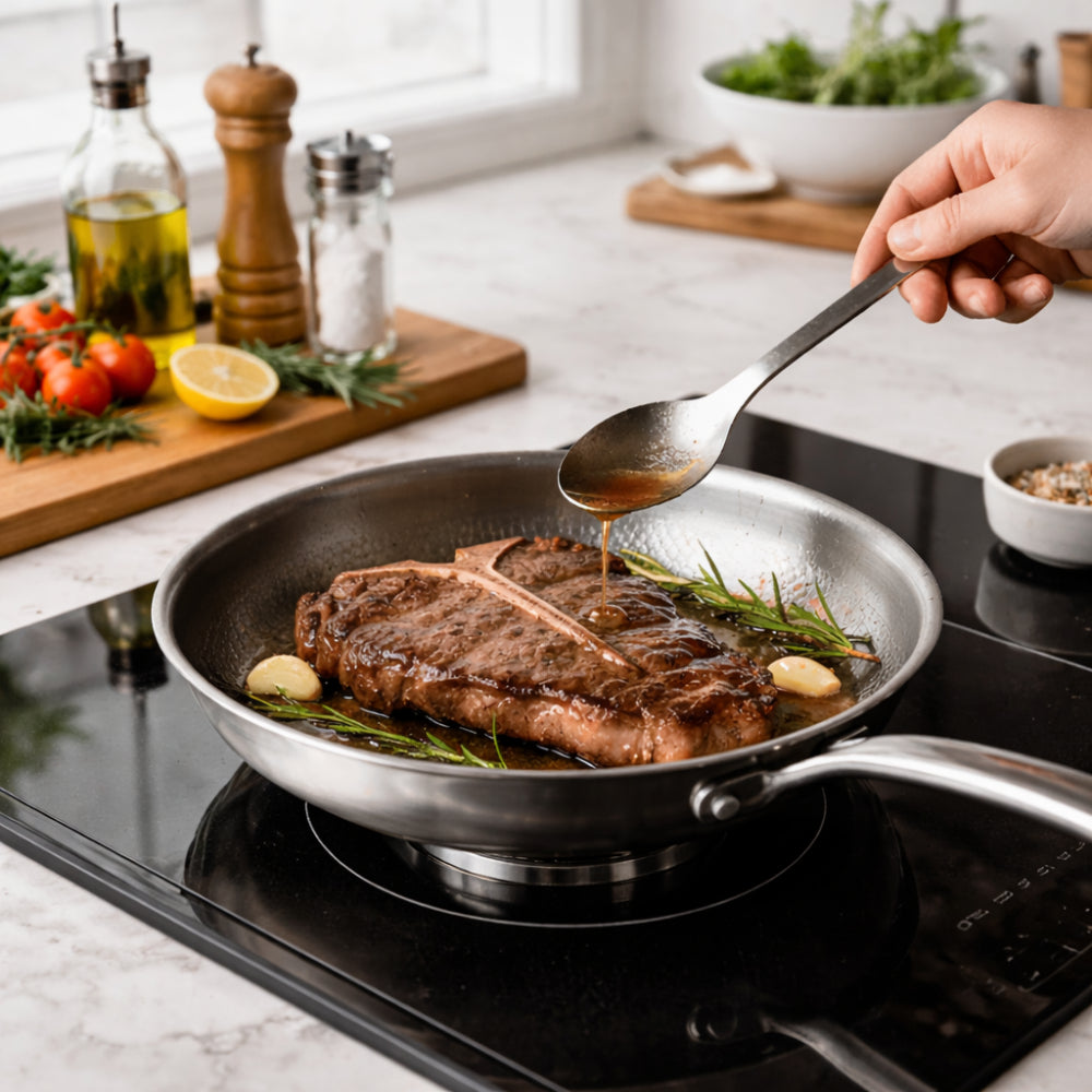 Titanium High Heat Frying Skillet