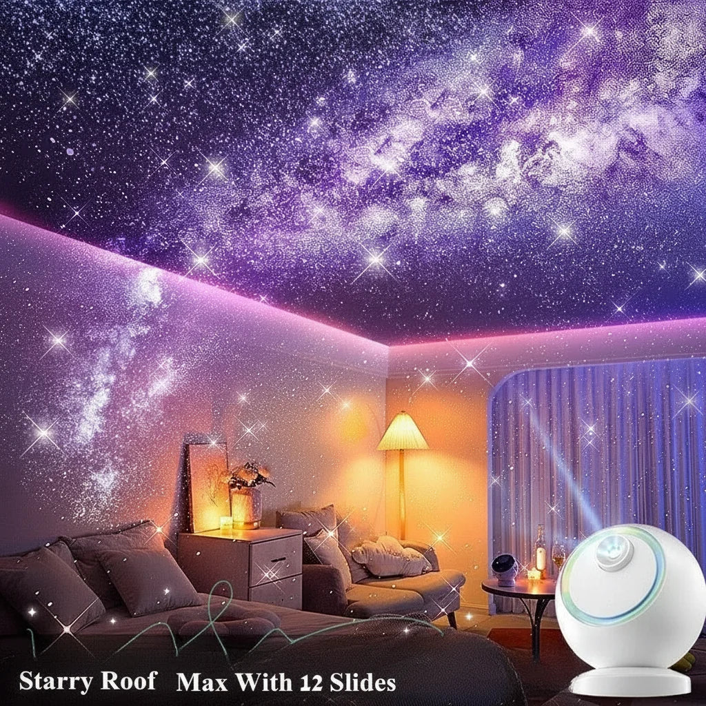 Bluetooth Rotating Galaxy Star Projector