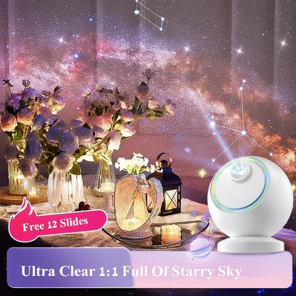 Bluetooth Rotating Galaxy Star Projector