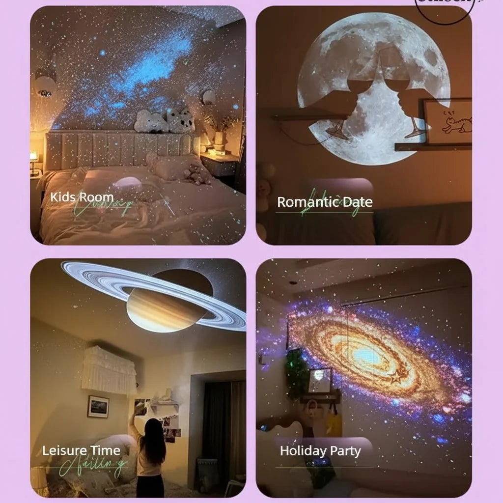 Bluetooth Rotating Galaxy Star Projector