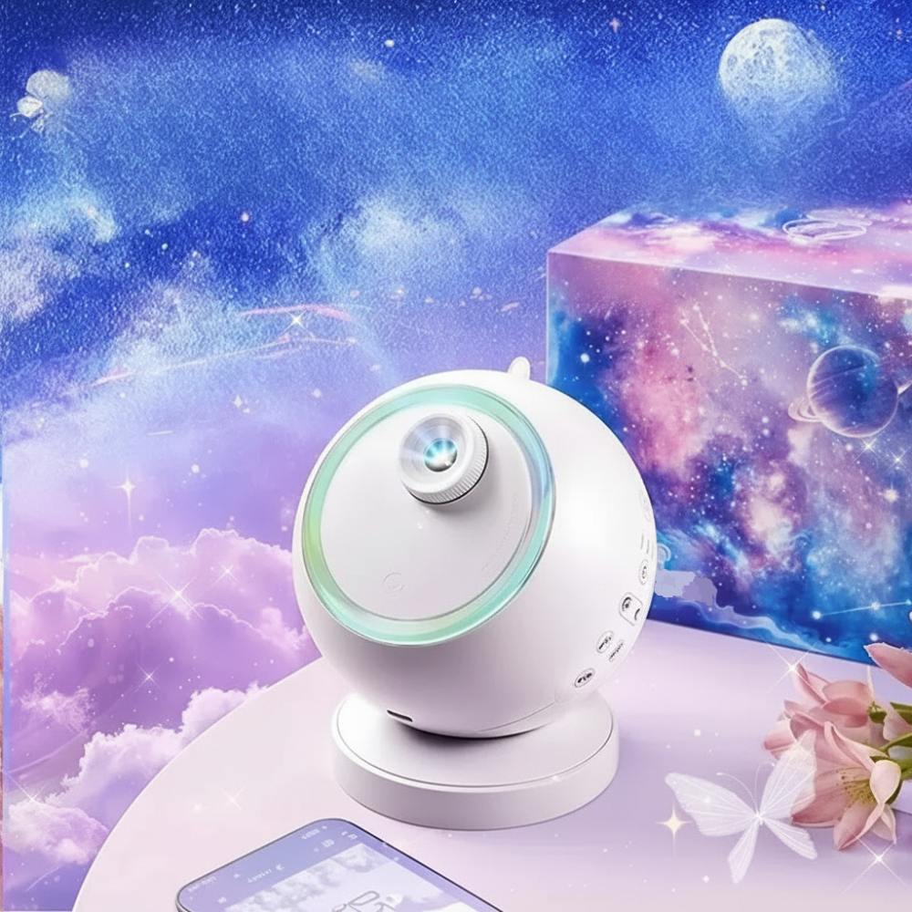 Bluetooth Rotating Galaxy Star Projector