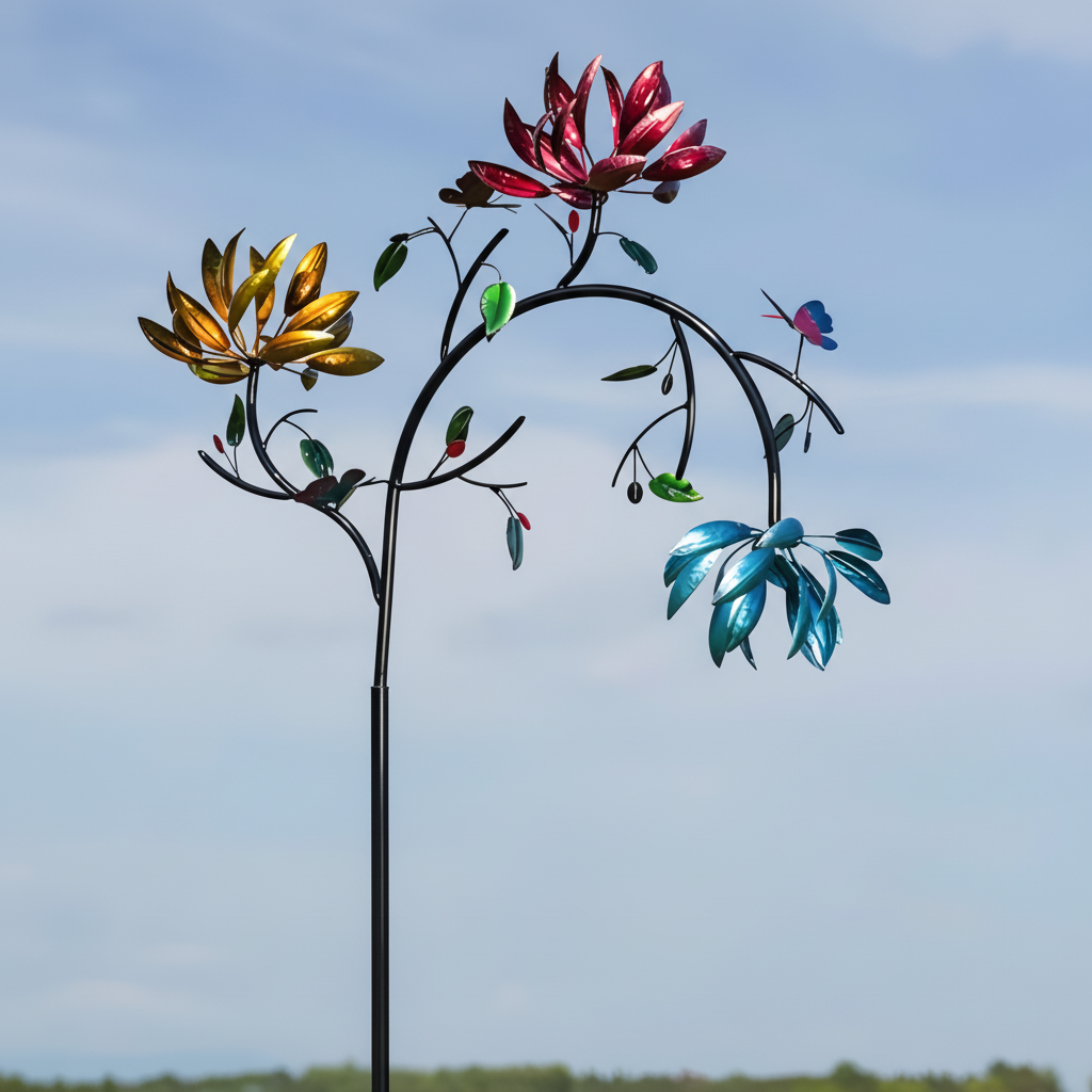 Butterfly Garden Wind Spinner Chime