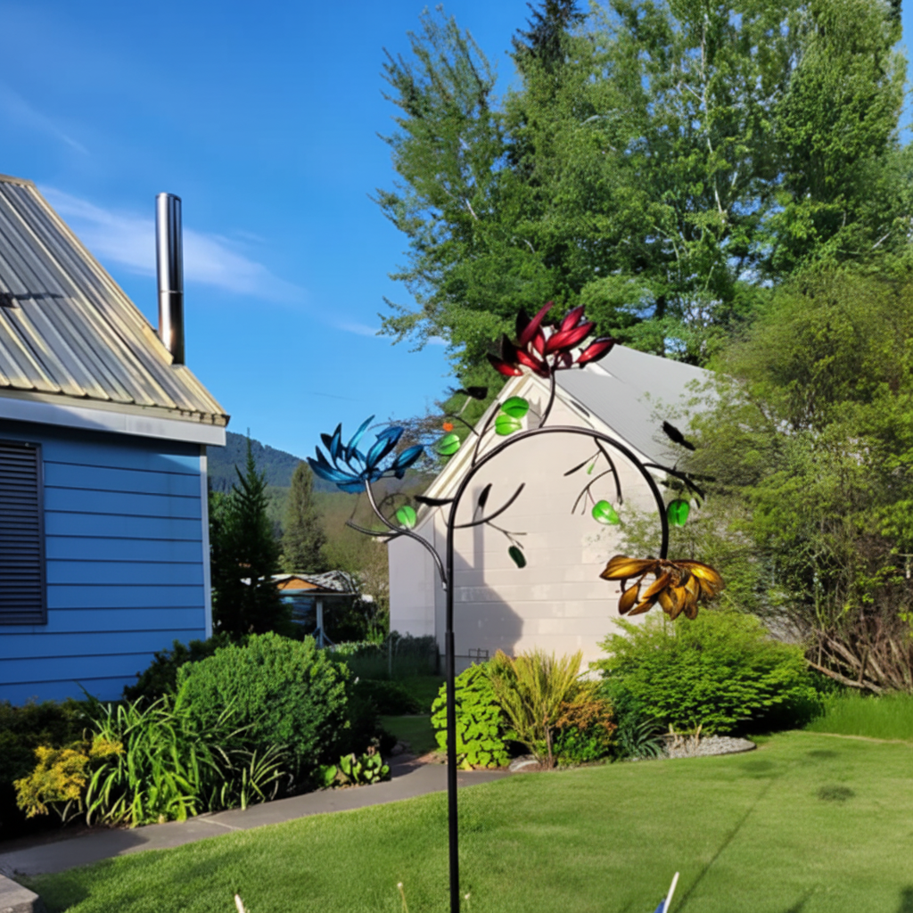 Butterfly Garden Wind Spinner Chime