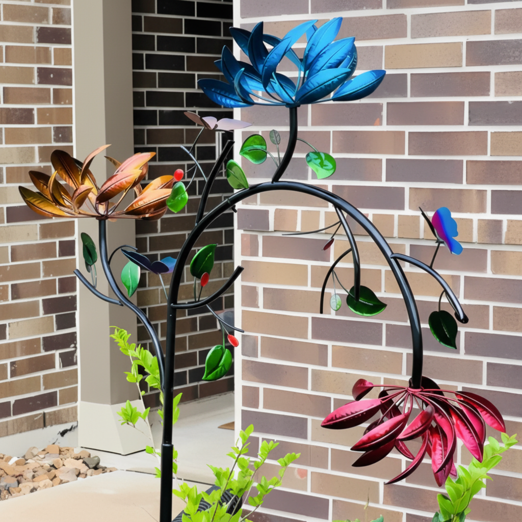 Butterfly Garden Wind Spinner Chime