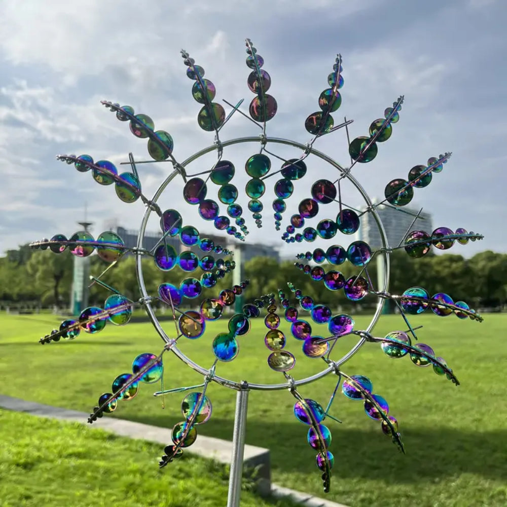 Metal Wind Spinner Garden Lawn Decor