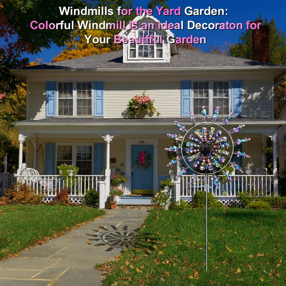 Metal Wind Spinner Garden Lawn Decor
