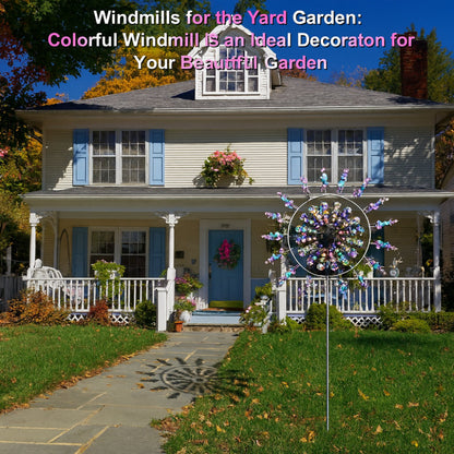 Metal Wind Spinner Garden Lawn Decor