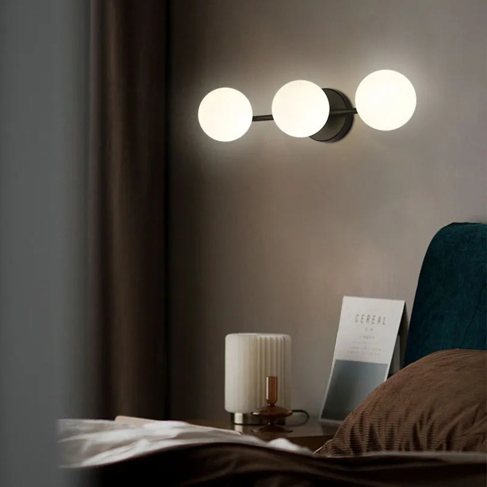 Triple Globe Nordic Wall Light