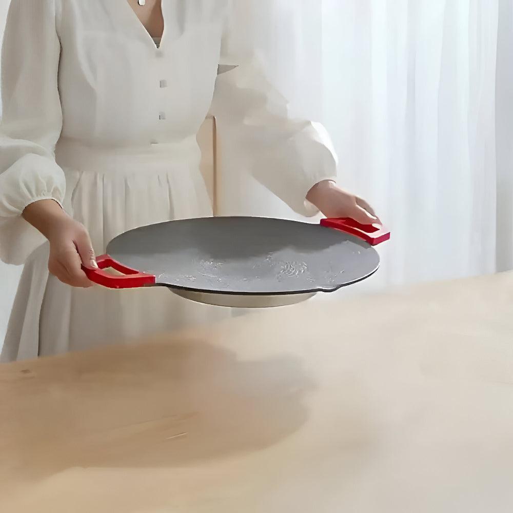 Cast Iron Smokeless Indoor Grill Pan