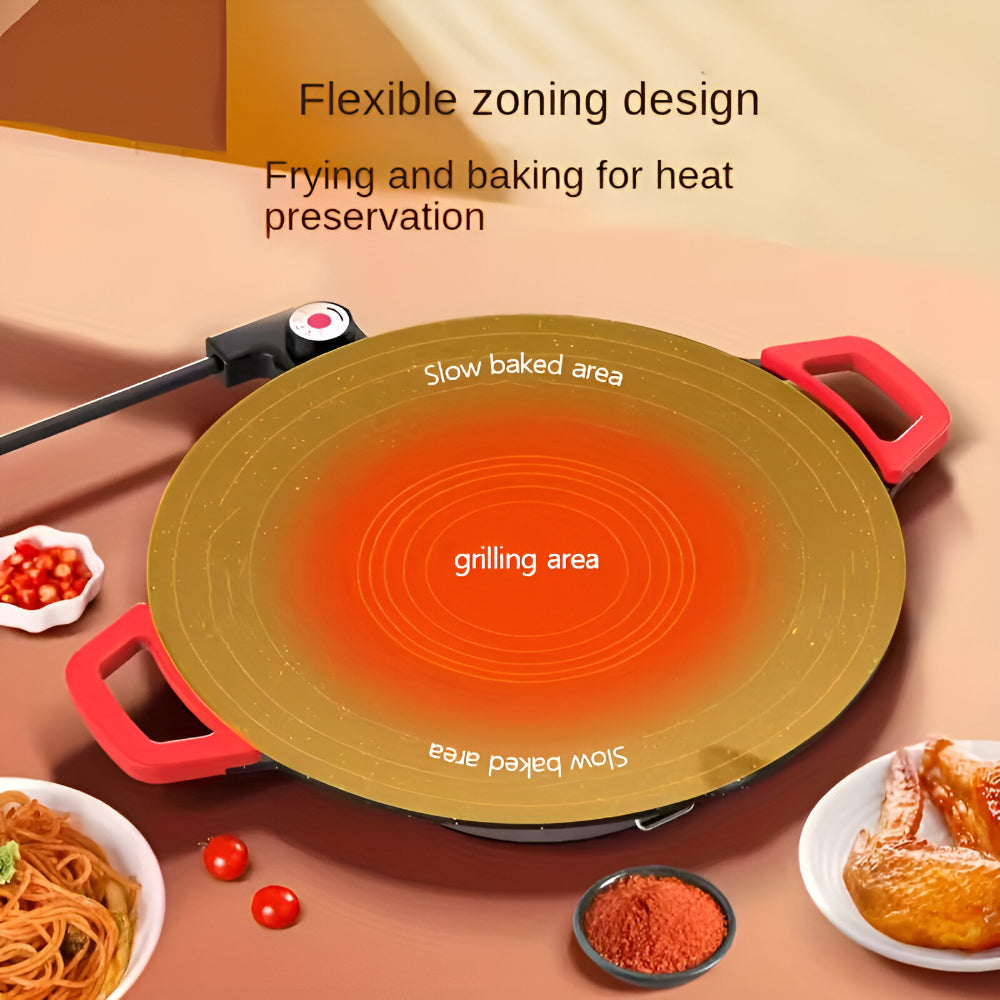 Cast Iron Smokeless Indoor Grill Pan