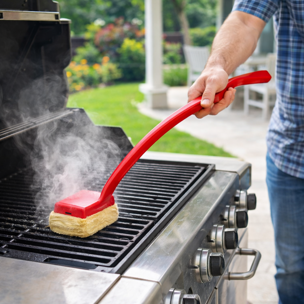 Bristle Free Steam Grill Cleaning Brush