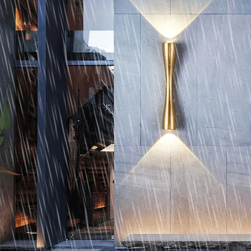 Gold Up & Down Wall Light