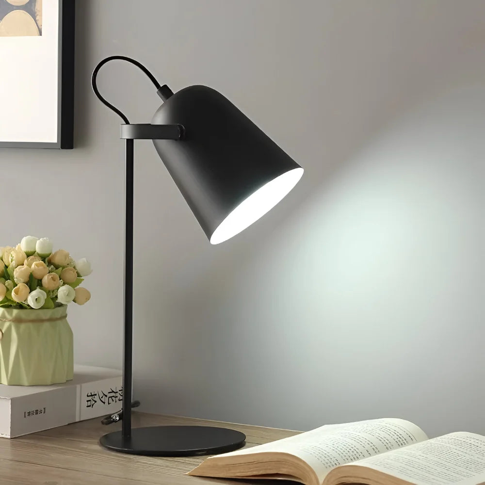 Rotating Metal Adjustable Table Lamp