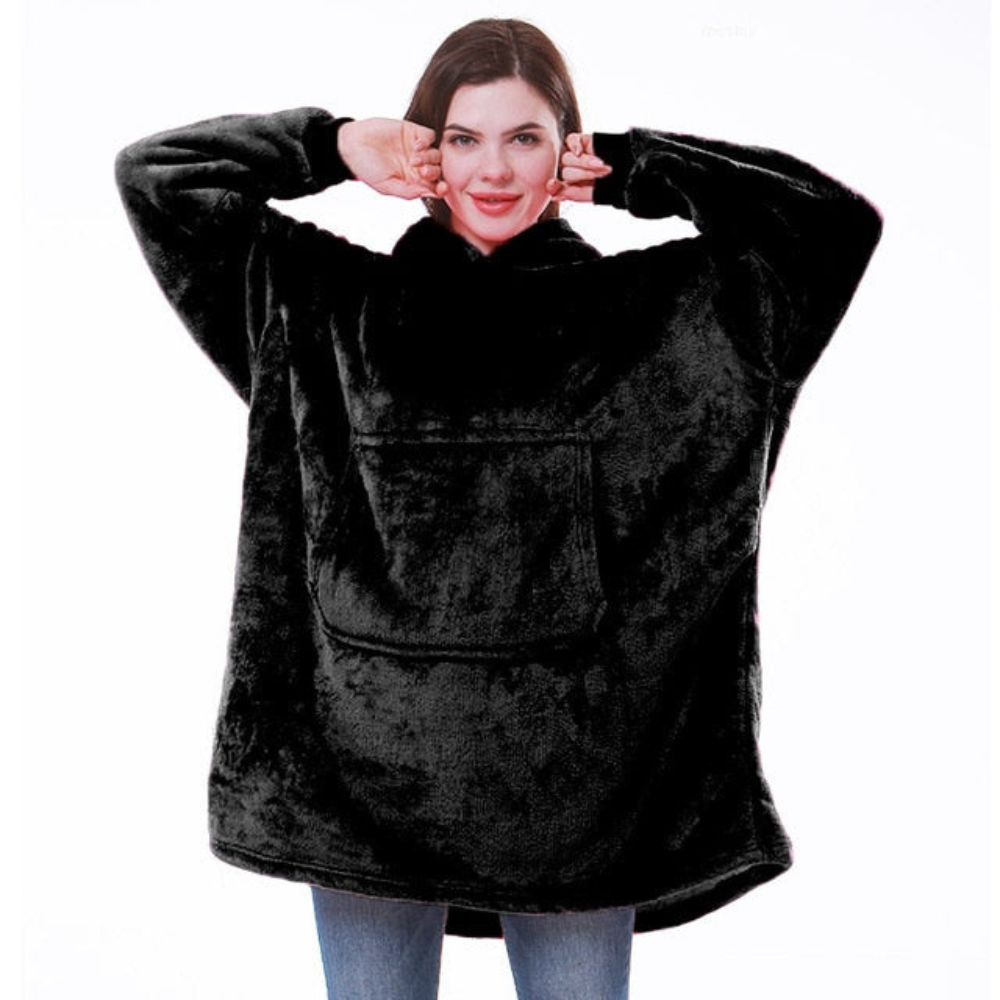 Hooded Thick Wearable Cozy Blanket