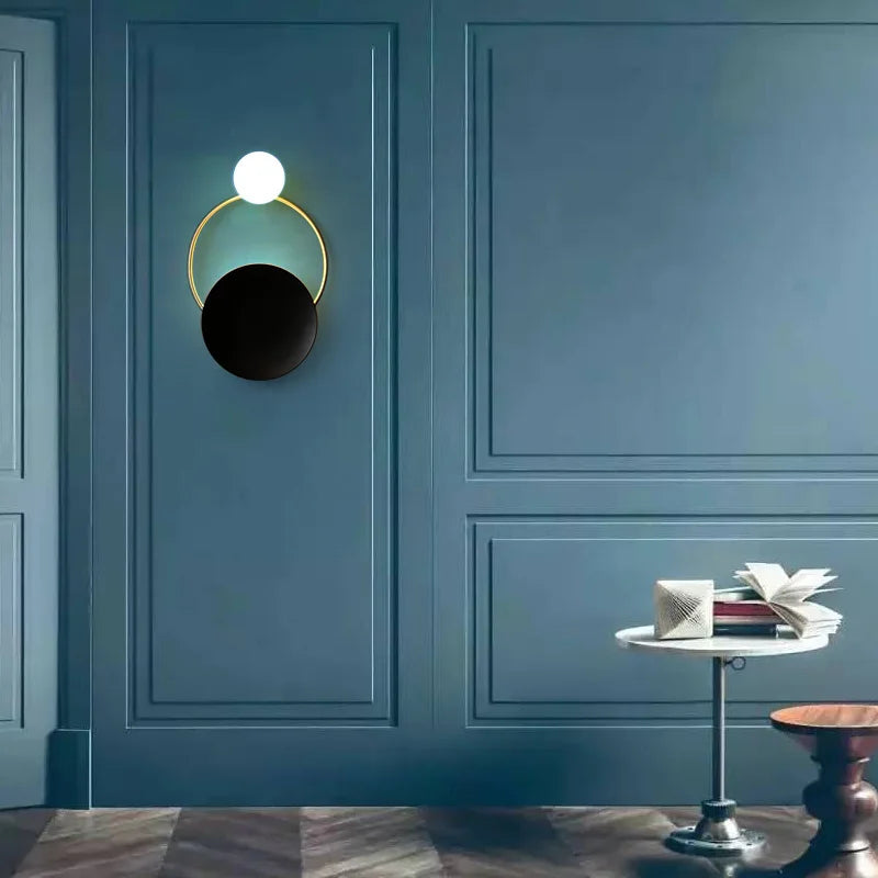 Spherical Glass Designer Wall Lamp