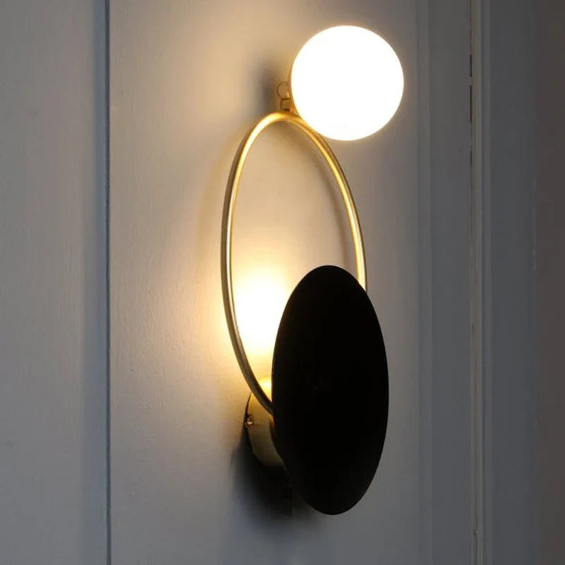Spherical Glass Designer Wall Lamp
