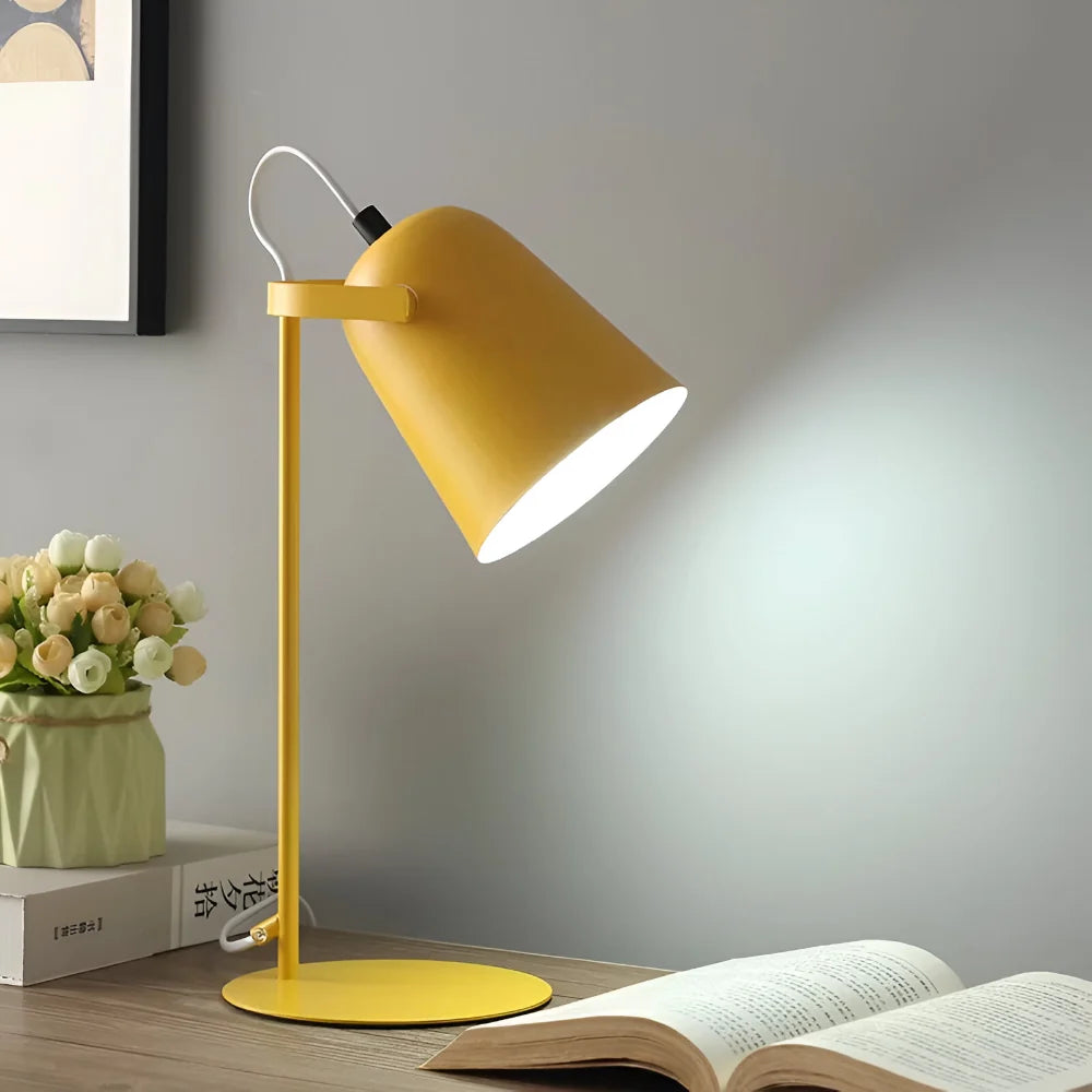 Rotating Metal Adjustable Table Lamp