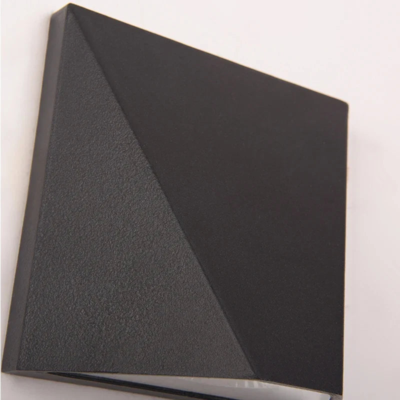 Compact 5W Black Outdoor Wall Light