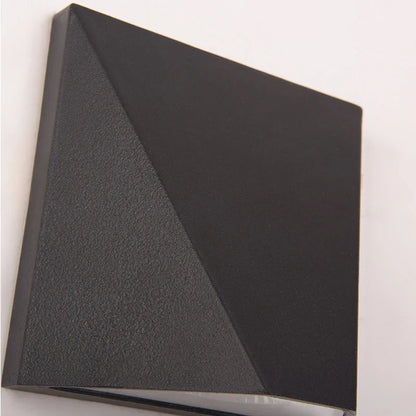 Compact 5W Black Outdoor Wall Light