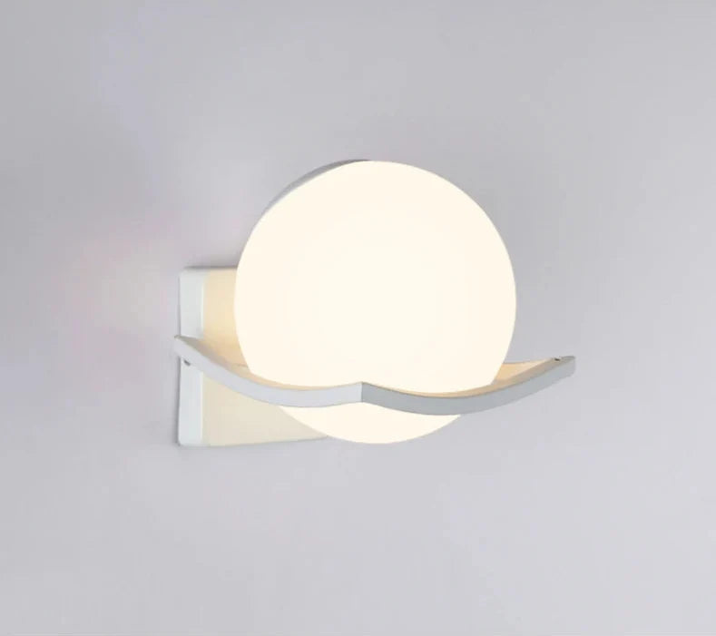 Makar European Glass Globe Sconce