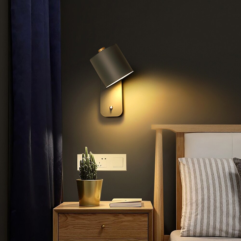 LED Wall Lamp with Integrated Switch
