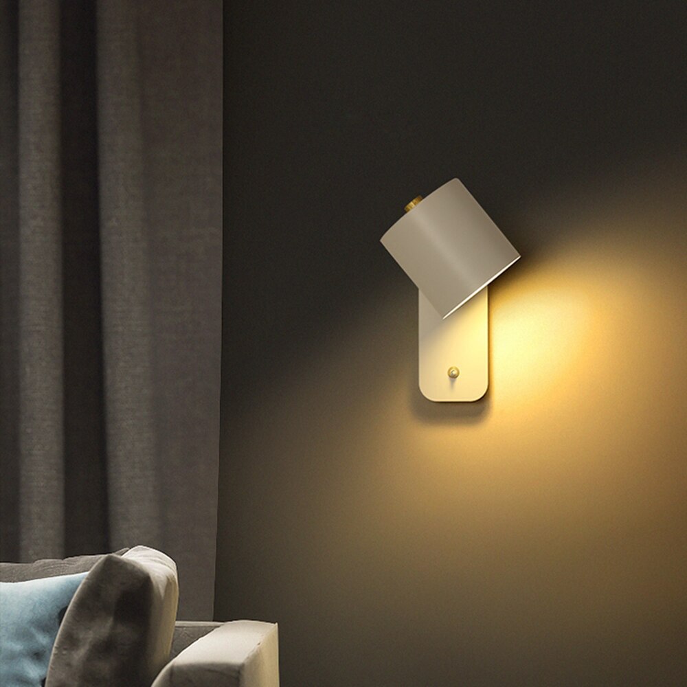 LED Wall Lamp with Integrated Switch