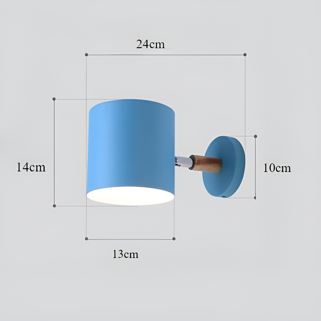 NordicGlow Pastel Adjustable Wall Lamp