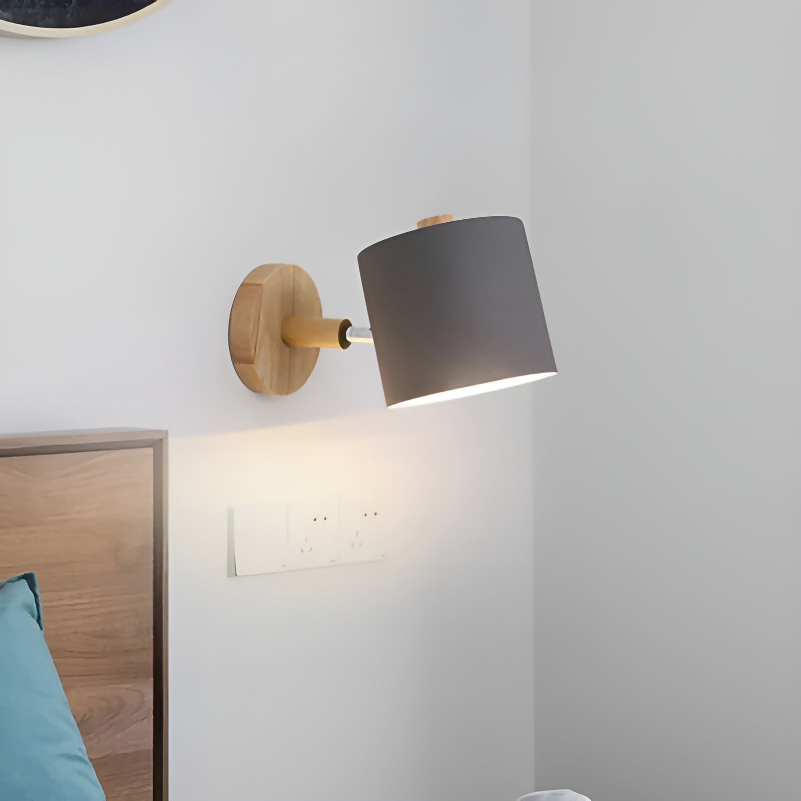 NordicGlow Pastel Adjustable Wall Lamp