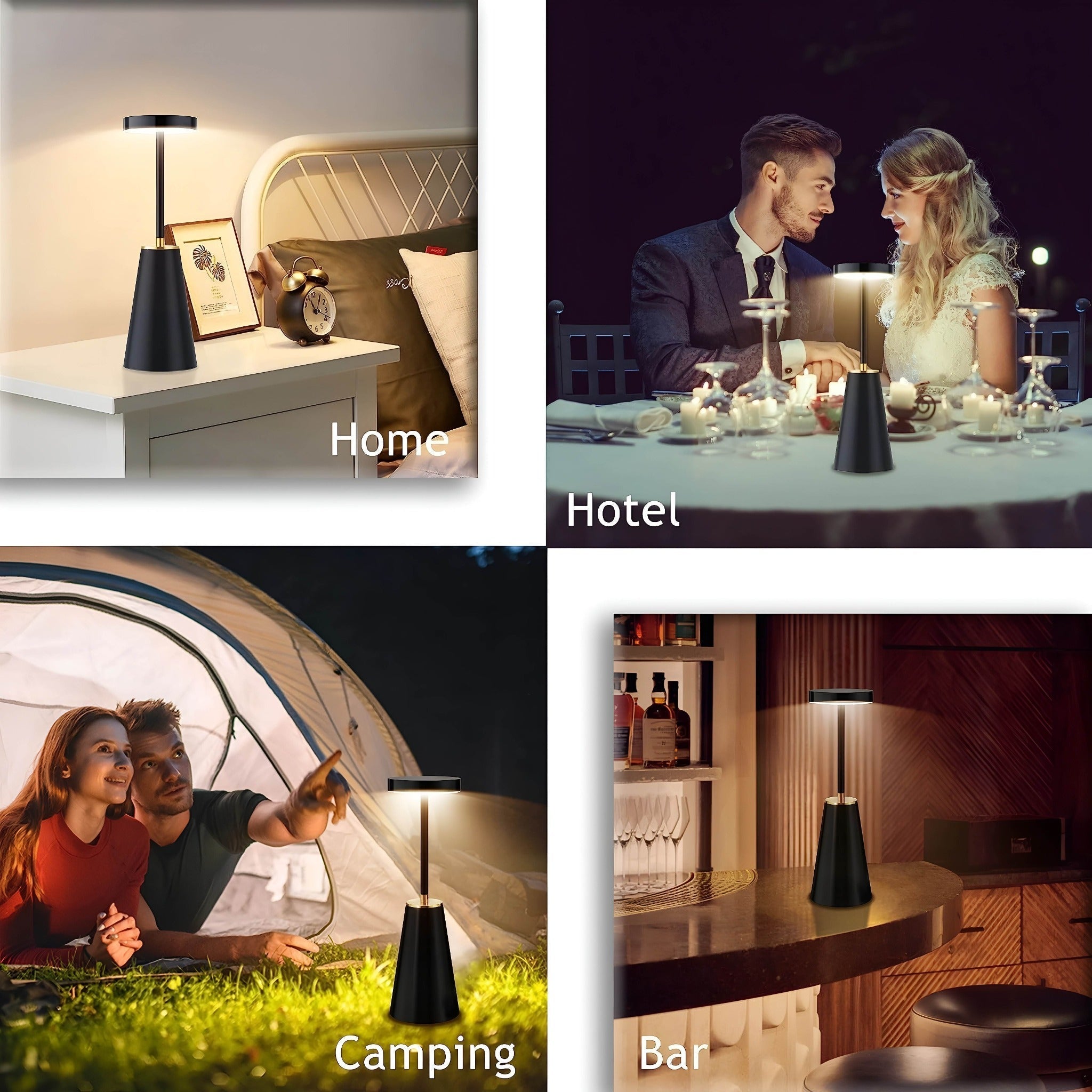 Sleek Wireless Rechargeable Table Lamp